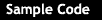 Sample Code